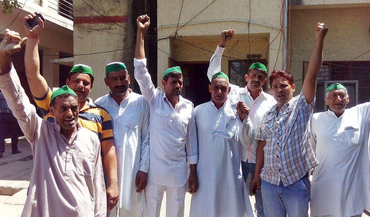 BKU protest.