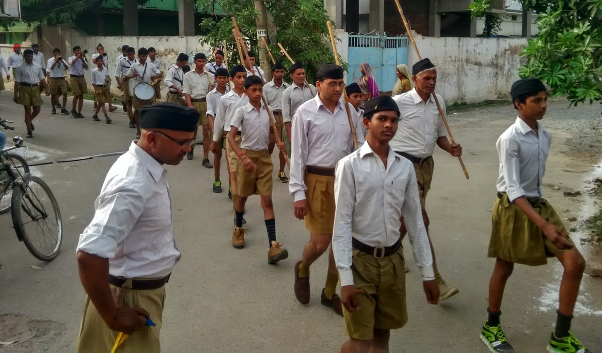 a route march on New Year's Eve  