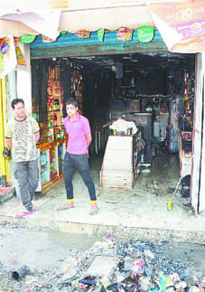 Millions of fire damage to the shop