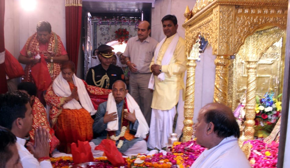 chaitra navratri: governor solanki reached kalka mandir