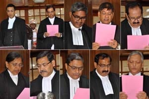 Nine additional judges took oath