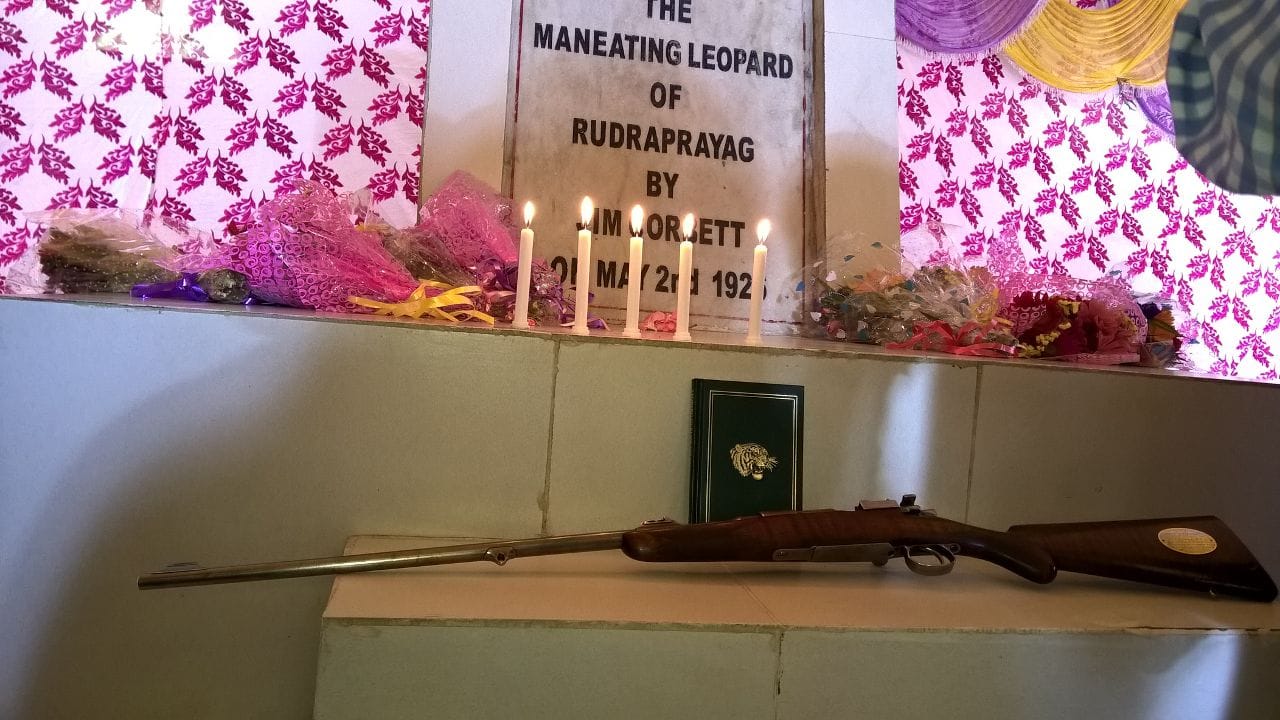 after 90 years jim corbett rifle reached at spot.