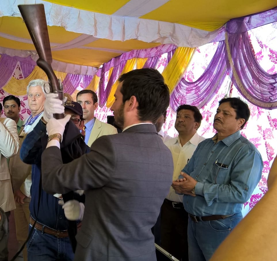 after 90 years jim corbett rifle reached at spot.