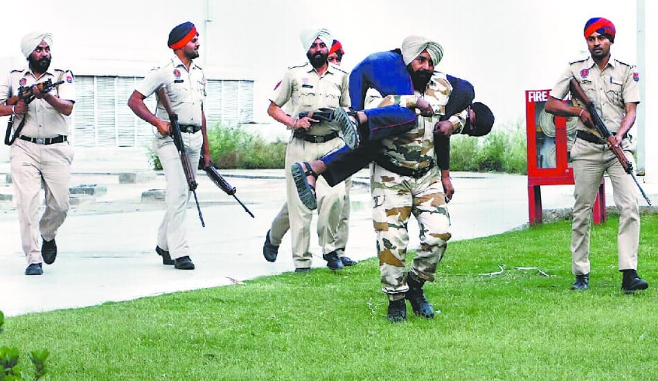 chandigarh on high alert, mock drill for security