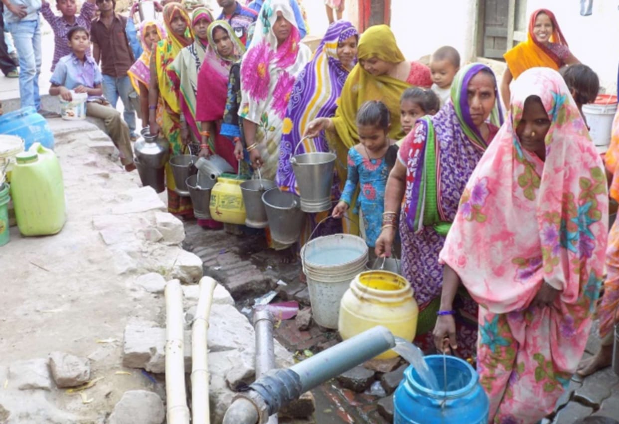 In April, the drinking water for the sheer goodness