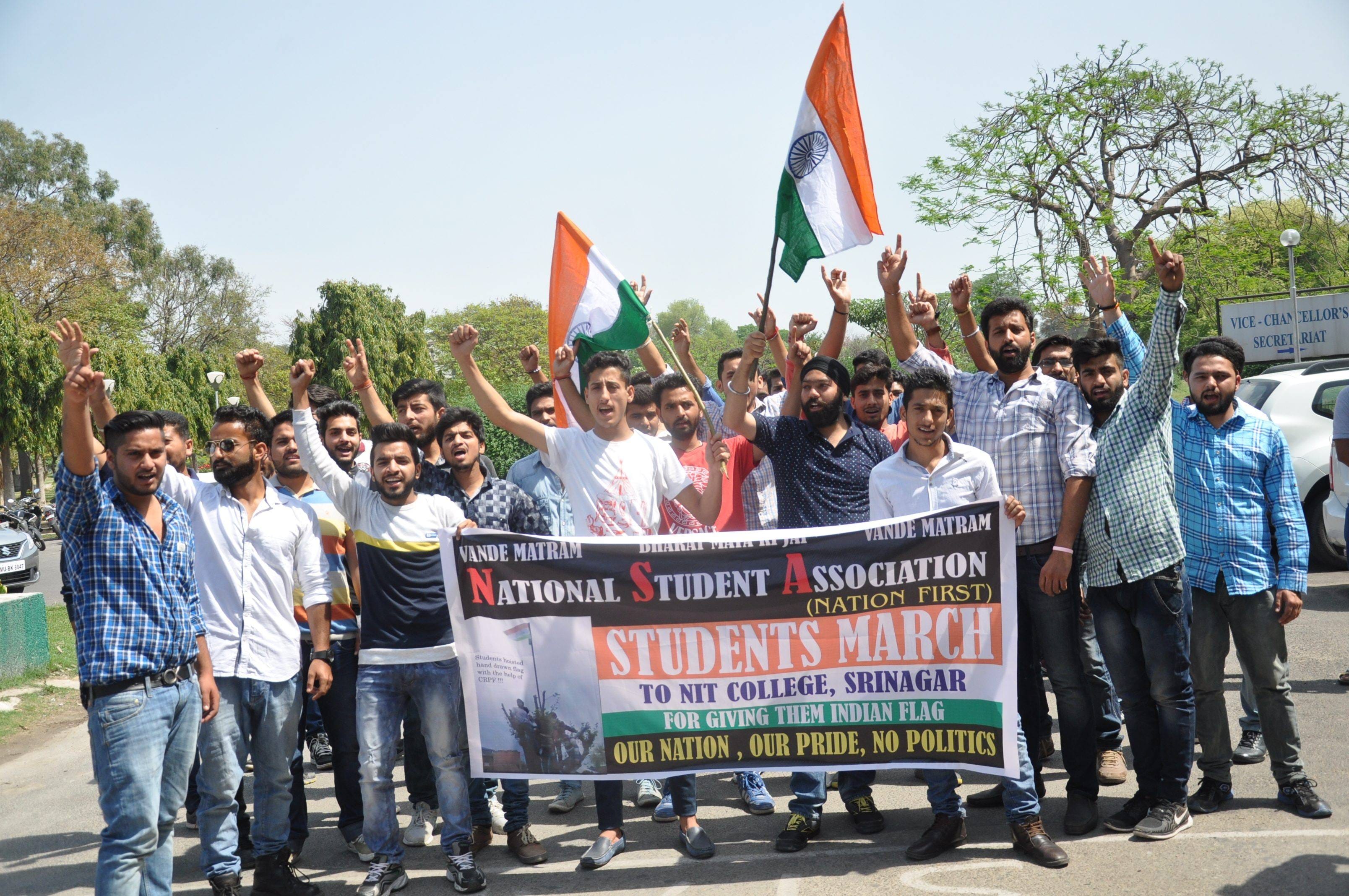 protest aganist JKP