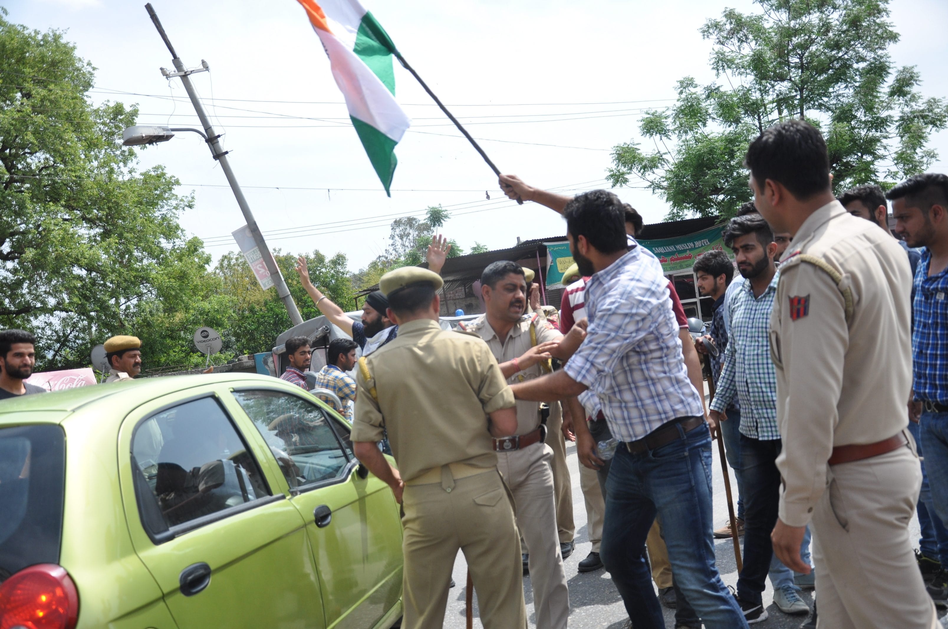 protest aganist JKP