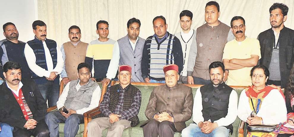  BJP leader prem kumar dhumal statement on cm virbhadra singh.