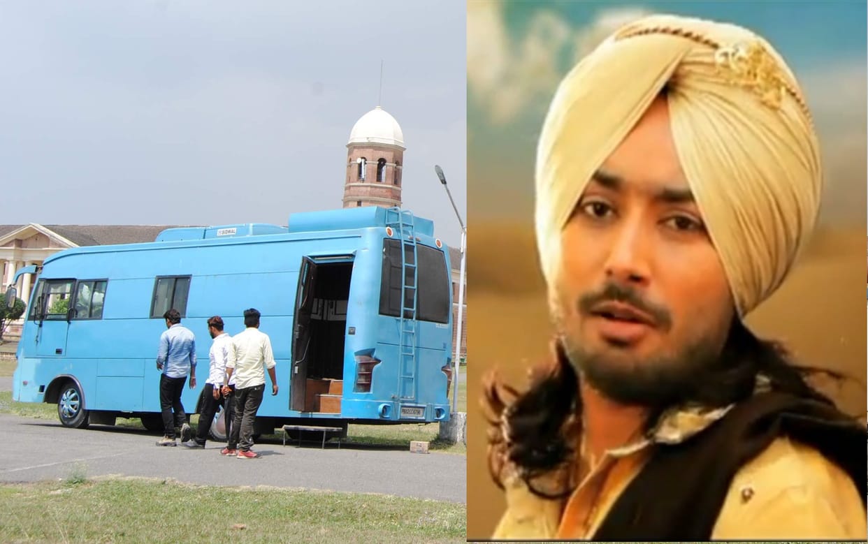 punjabi singer satinder sartaz in dehradun for shooting.