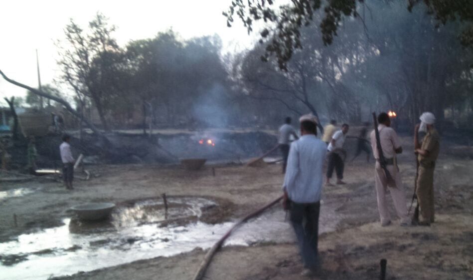 87 charred house, 220 acres of crop ash