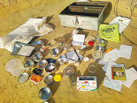 Theft of jewelry and cash, including one million