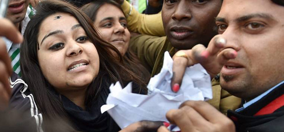 aam aadmi sena attacked kejriwal second time in four month
