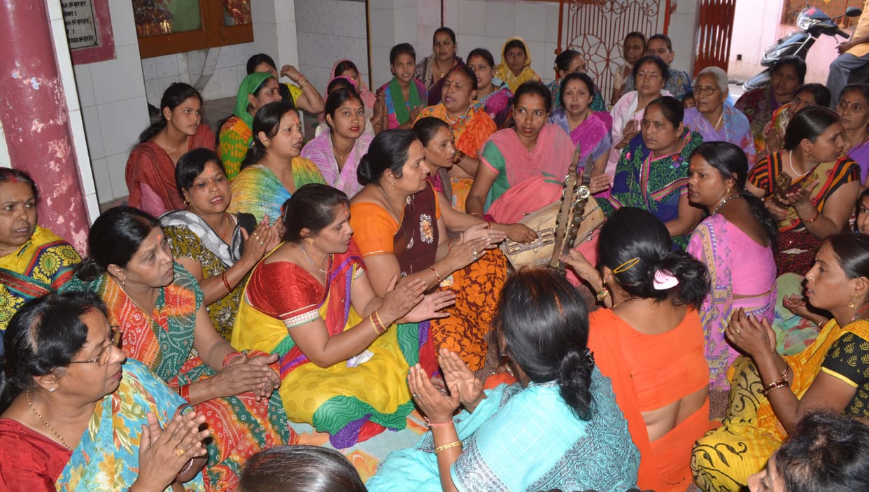 Brahmacharini mother and Worship were Chandraghanta