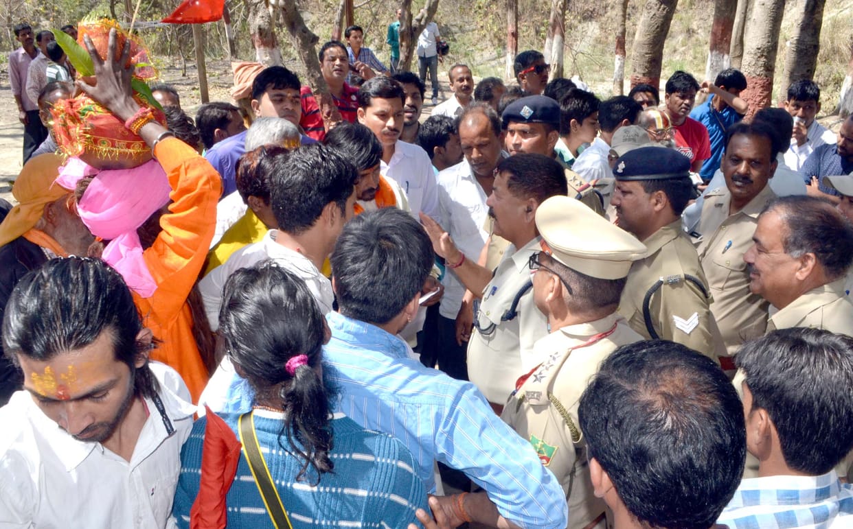 Chamunda Devi are going to prevent people