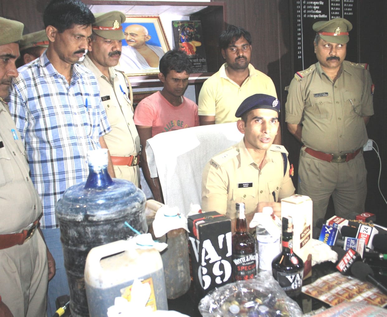 Real used to sell fake wine bottle, two arrested