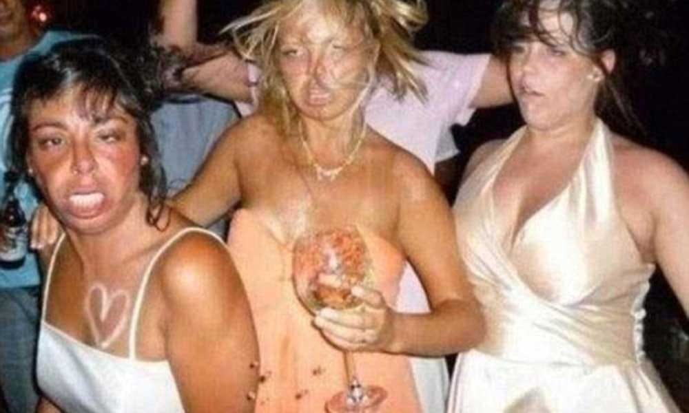 Weird pics of drunk people shared on social media