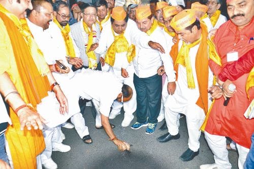 bhagwan jhulelal shbha yatra in agra 