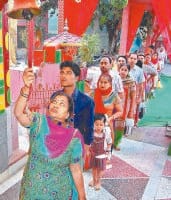 Navratra, First Day, Kaithal, Haryana