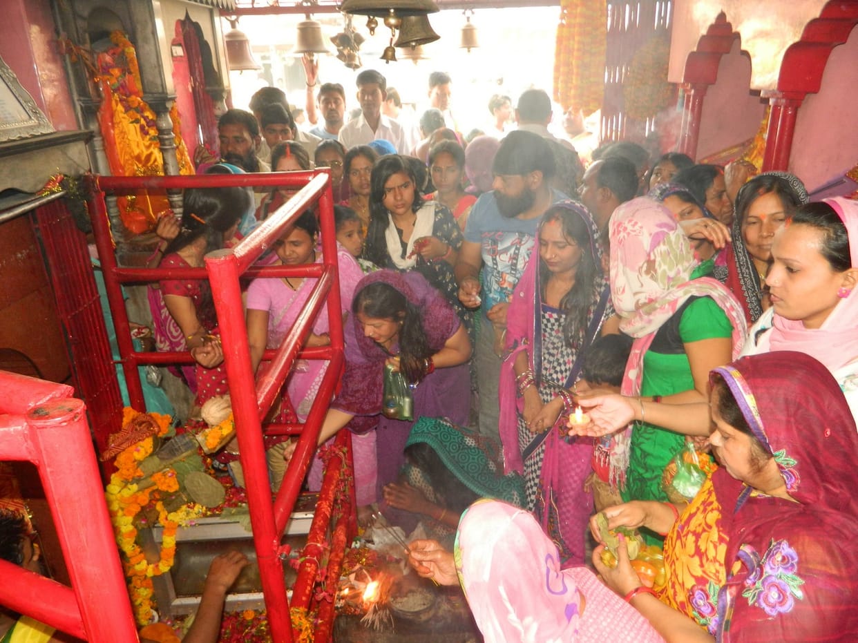 mother Jaykare in the Temples  