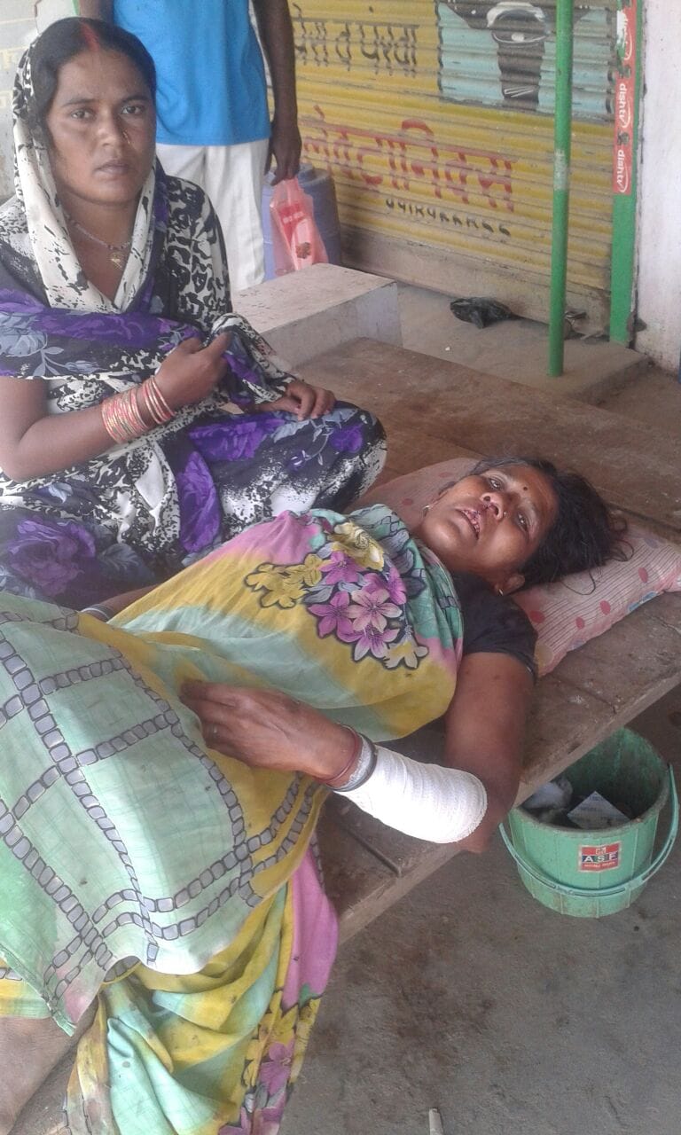 Woman injured wild pig attack