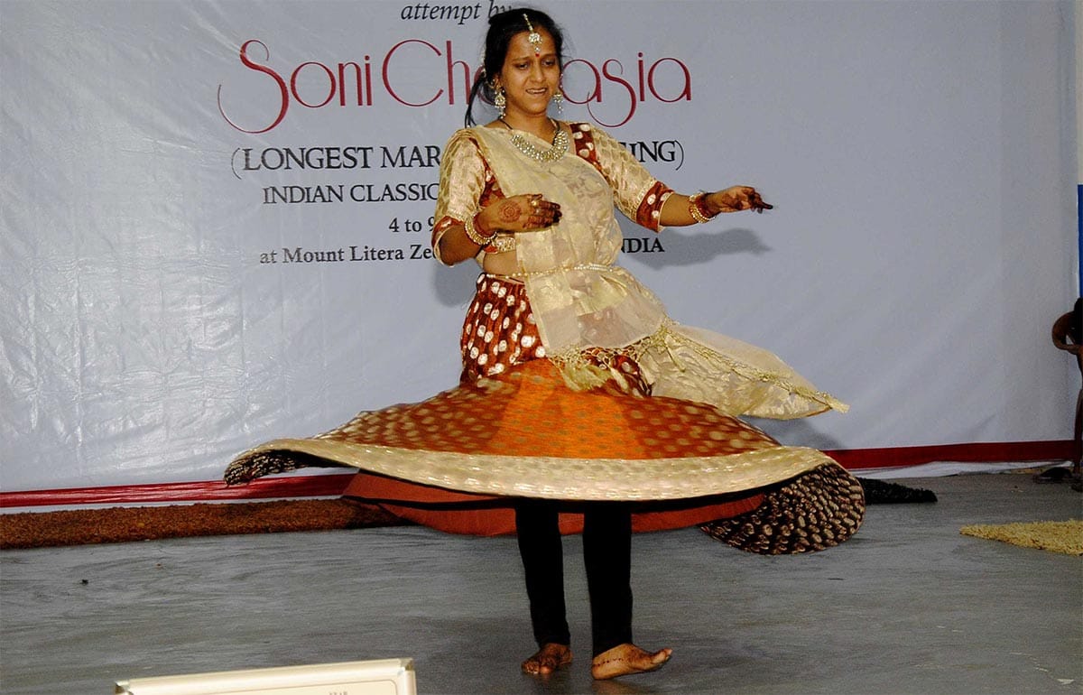sony chaurasia created world record of 126 hours 05 minutes kathak