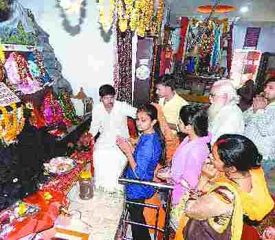 People worshiped Maa Durga