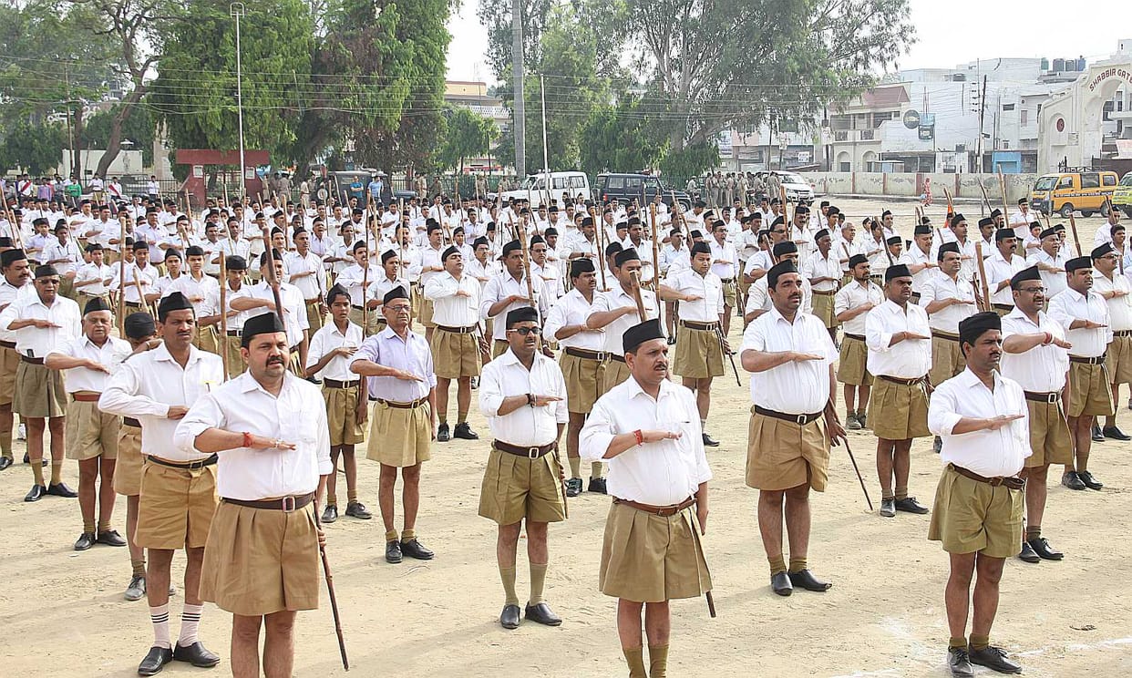 The streets rang with volunteers in circulation drill path