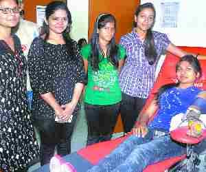 120 students donated blood