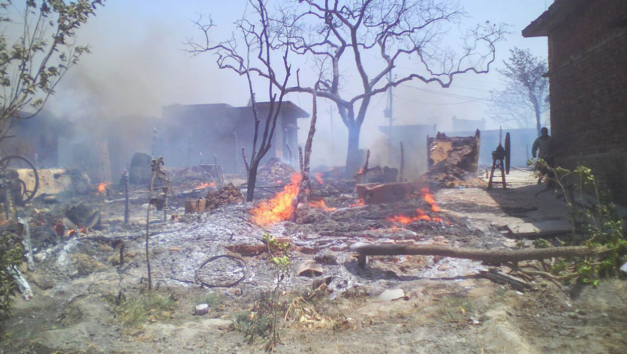 more than 200 home burns