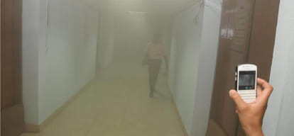 fire in Parliament House Annexe Building