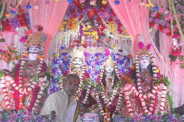 Gangaur procession on the second day of the boom