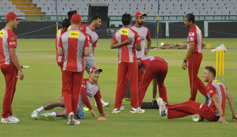 IPL match: punjab and gujarat team did match practice