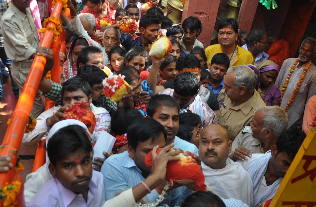Vaswara society had camped Vindhyachal