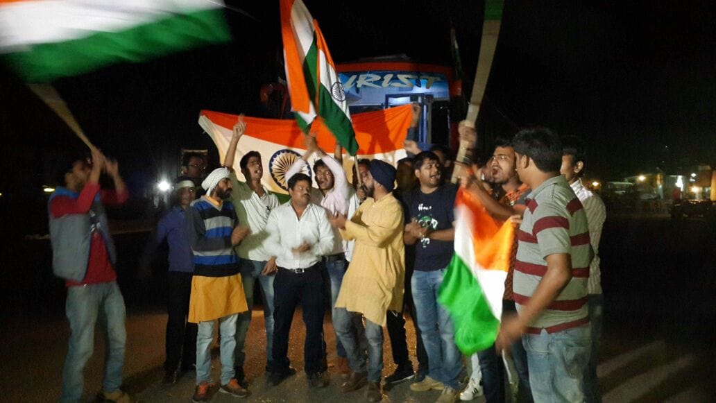 Young men were stopped at the border of Jammu and Kashmir