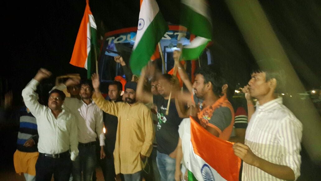 Young men were stopped at the border of Jammu and Kashmir