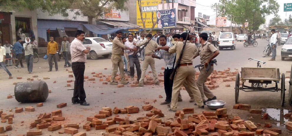 two Communities organically, deployed heavy police force and PAC