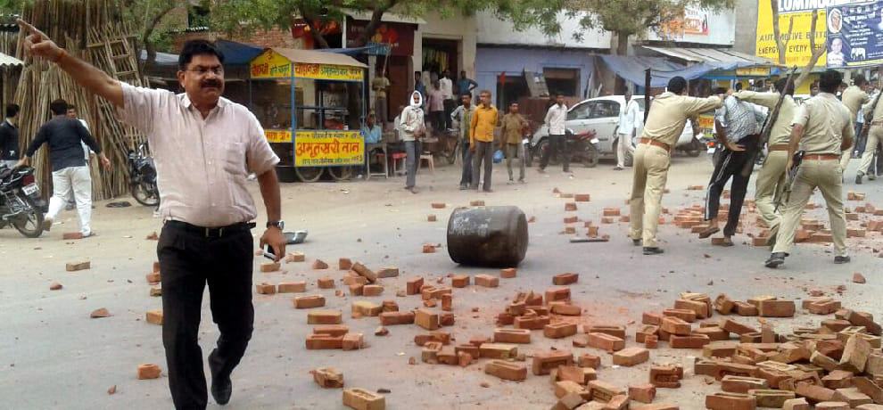 two Communities organically, deployed heavy police force and PAC