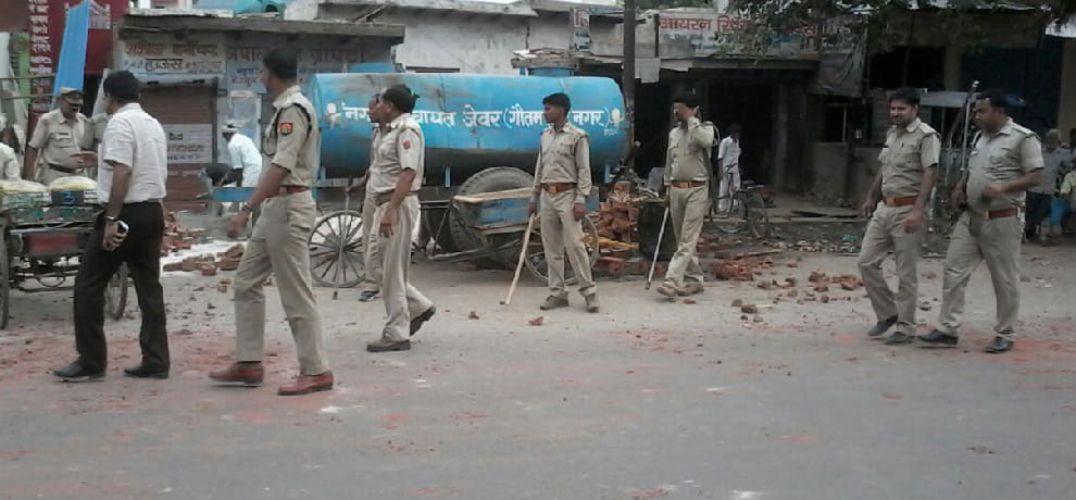 two Communities organically, deployed heavy police force and PAC