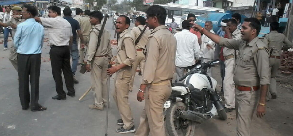 two Communities organically, deployed heavy police force and PAC