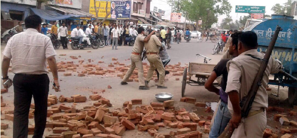 two Communities organically, deployed heavy police force and PAC