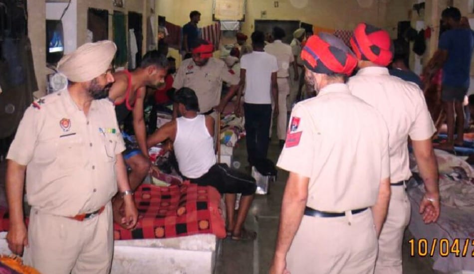 raid on kapurthala jail, mobile, sim and drugs syringe seize