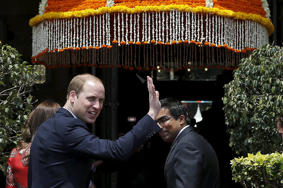 Prince William, Kate Middleton Arrive in Mumbai For 7-Day India-Bhutan Visit