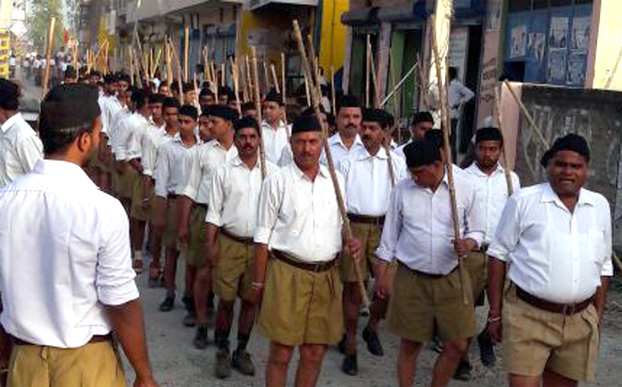 The RSS took a root march