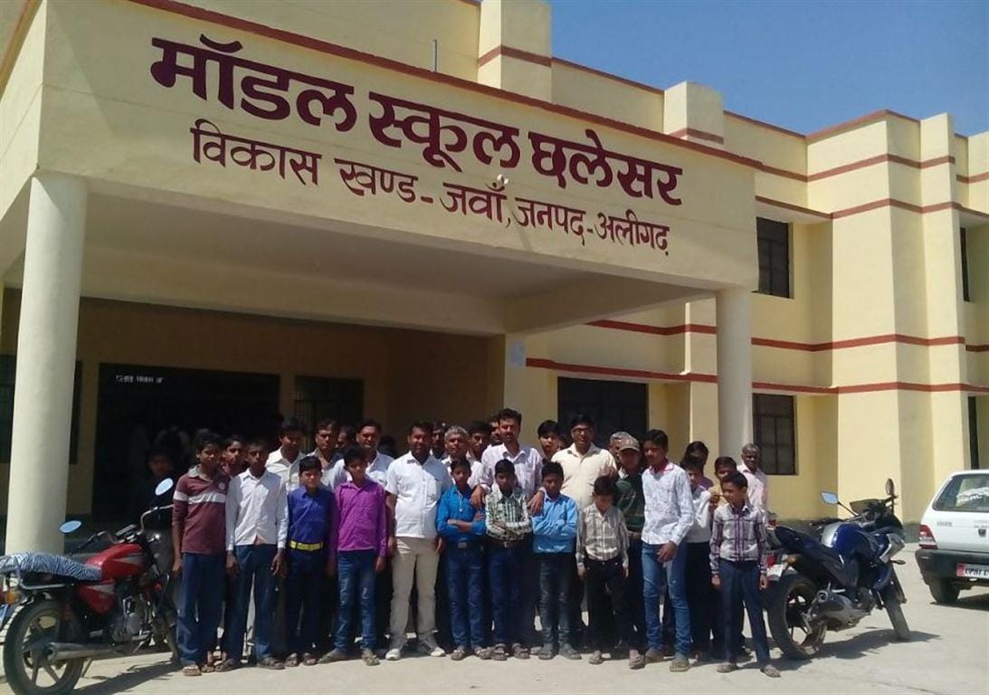 Tripple rise in students toll after being a Model School at Dar 
