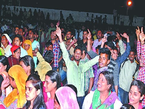 last ninght summer festival celebration in ghumarnvi