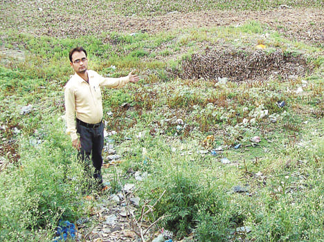 Wells and ponds are too dry throat from drying