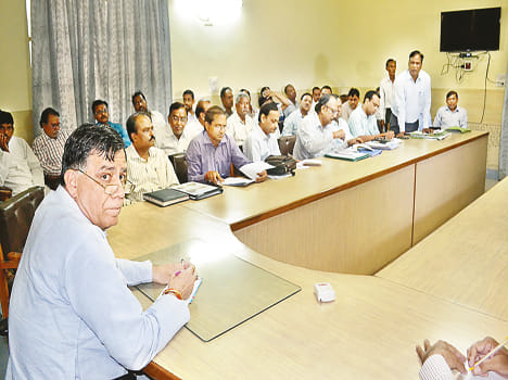 Water officials artfully scramble