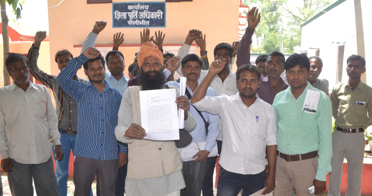 Against villagers protesting against Kotedar