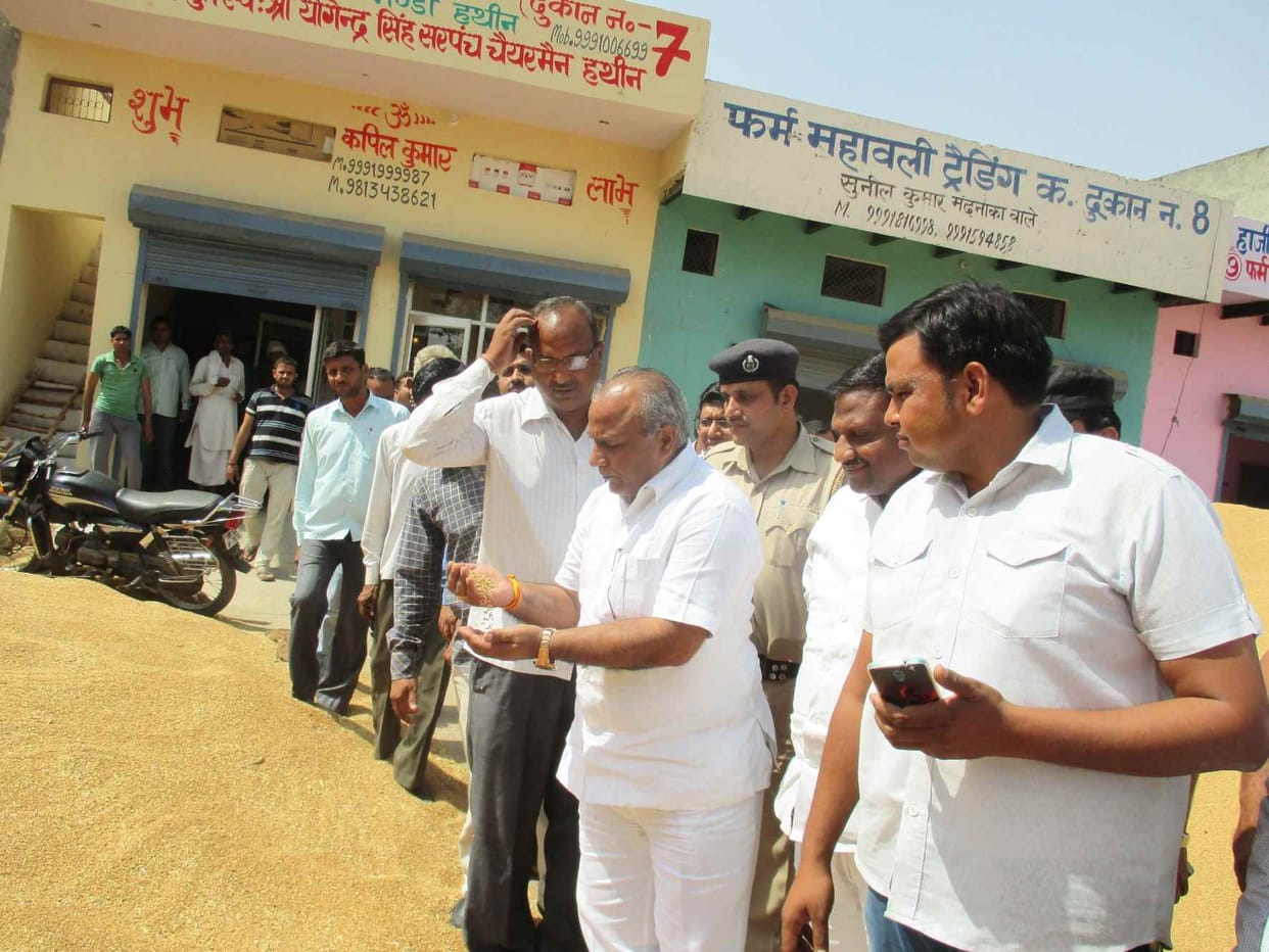food minister visit mandi 