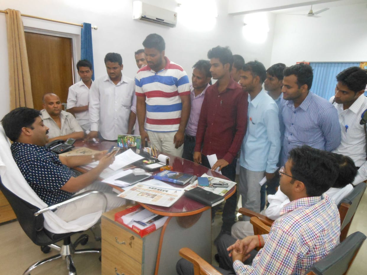 Accountant candidates perform at the Collectorate